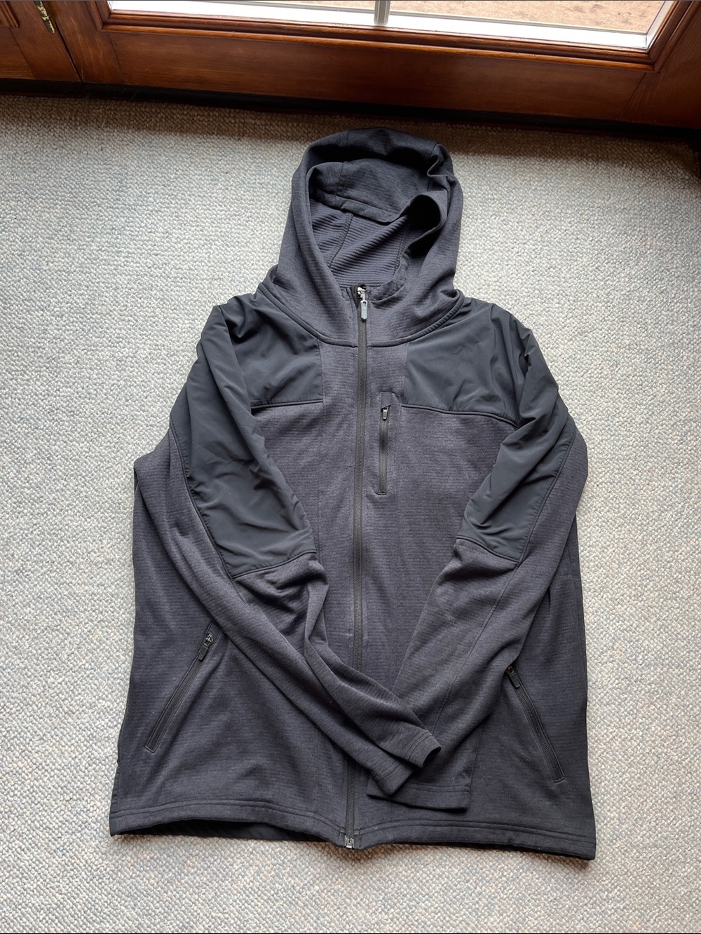 Marmot Black Men's Hooded Zip Jacket size large